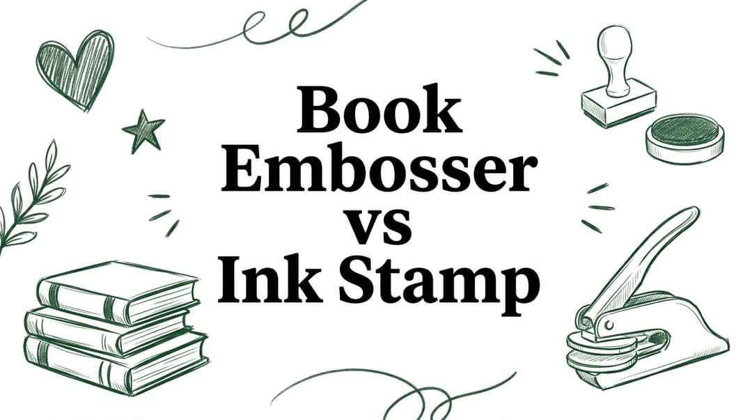 Book Embosser vs Ink Stamp: Which Is Better?